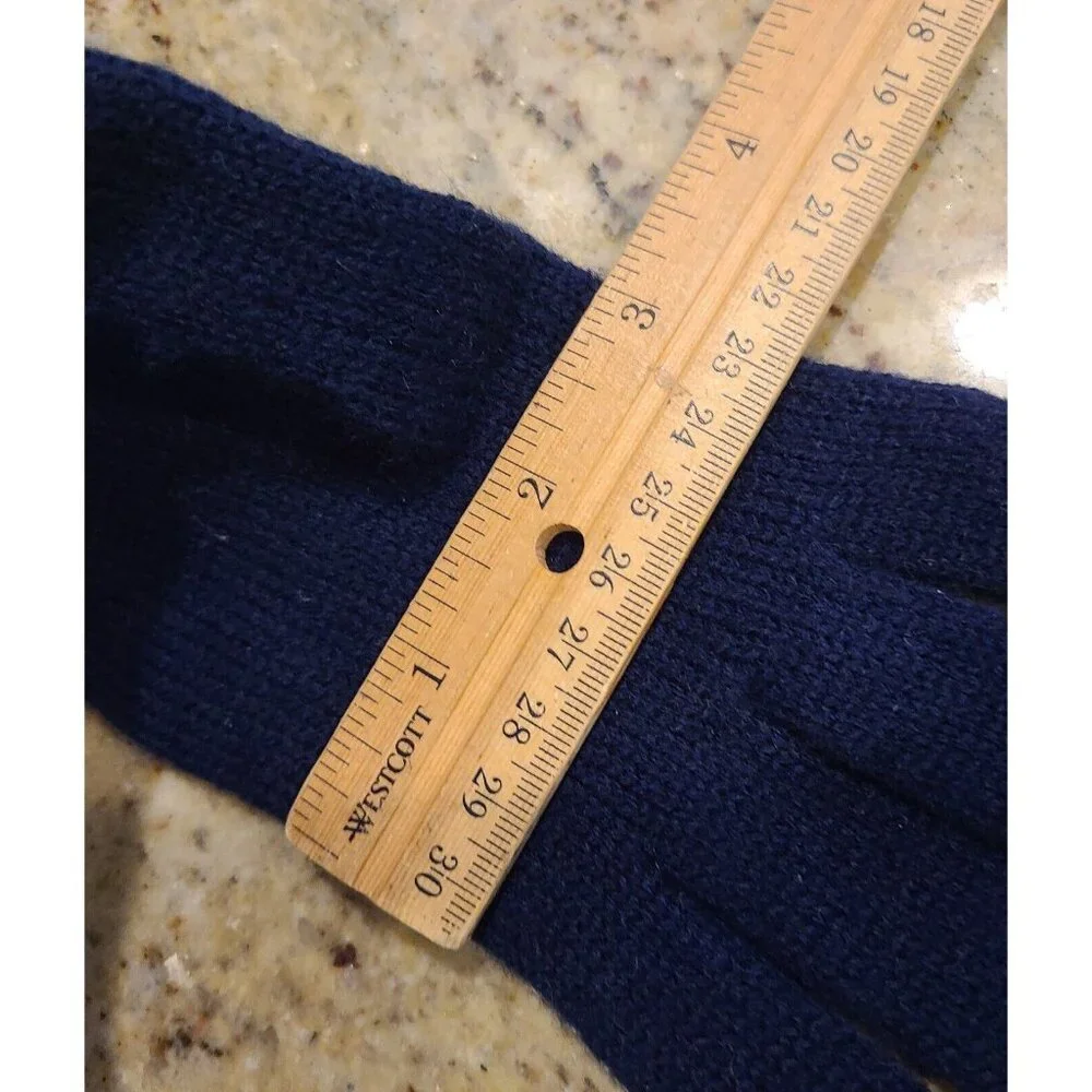New! Vintage One Size Stretch Blue Knit 8.5